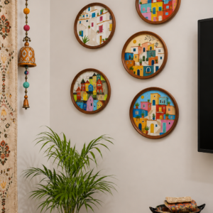 set of 5 plates